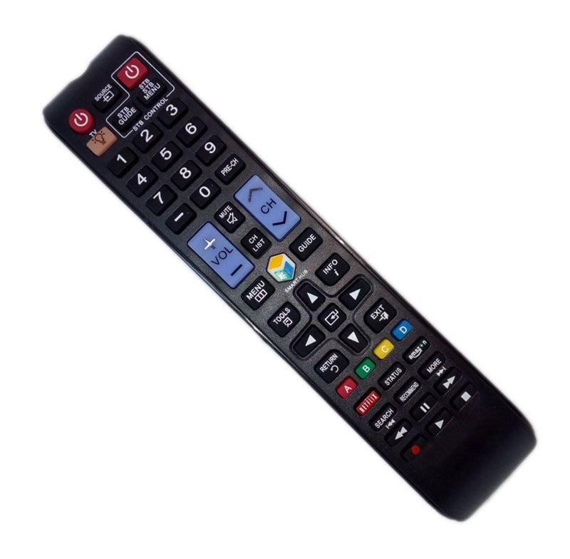 JustFine Replaced Remote Control Compatible for Samsung UN55F8000BF UN46F6350A AA5900784C UN75F8000AF UN65F6300AF TV - Image 1